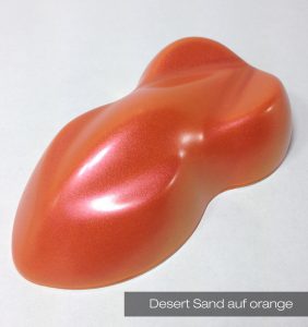 Desert Sand auf orange
