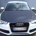 Audi black & white – schwarz matte Motorhaube